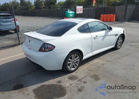 2007 Hyundai Tiburon Gs из США, поврежденный, VIN KMHHM66D47U254751